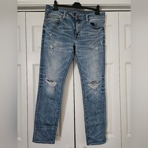 American Eagle Outfitters Distressed Denim Slim Jeans